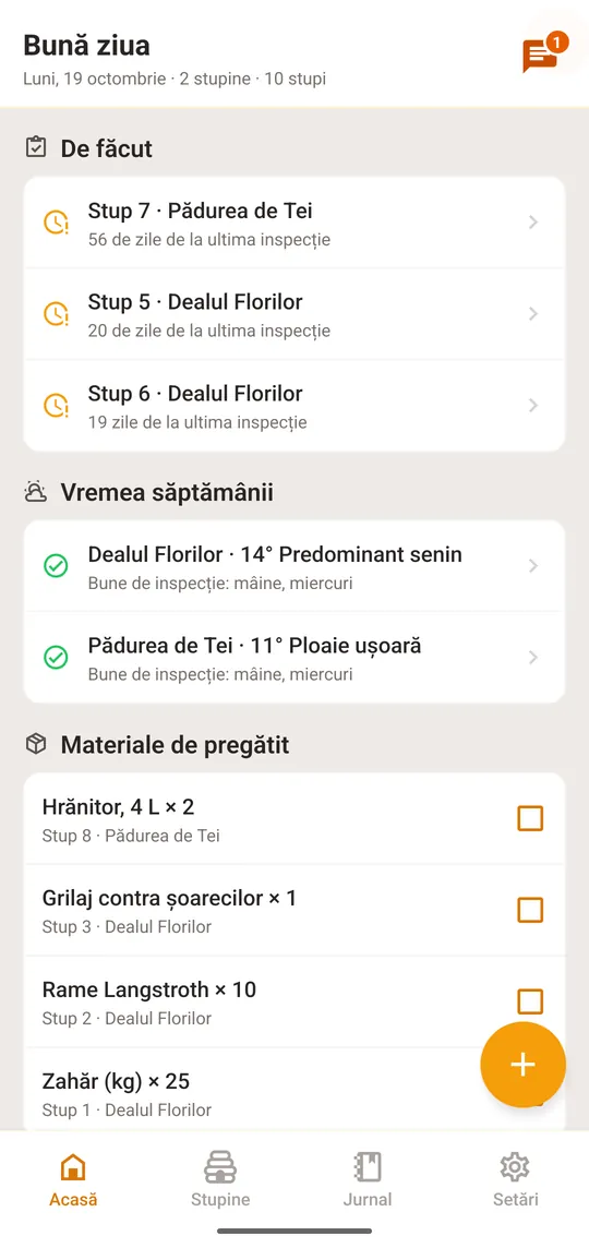 Deschide „Setări”, ultima filă